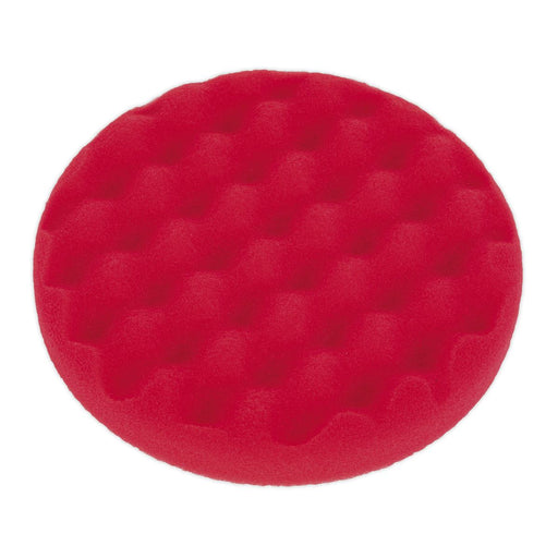 Sealey Buffing & Polishing Foam Head Hook-and-Loop150 x 25mm Red/Ultra-Soft Sealey - Dynamic Drive