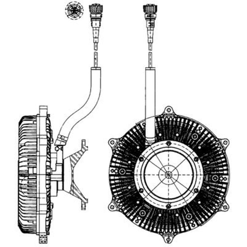 Mahle Radiator Fan Clutch fits Mitsubishi Fuso 2011-2012