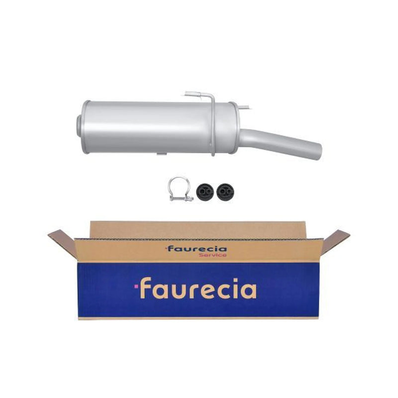 Hella End Silencer Rear fits Peugeot 406 1996-2004 2.0