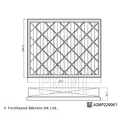 Blue Print Engine Air Filter fits Ford Ranger 2018-2019 2.0