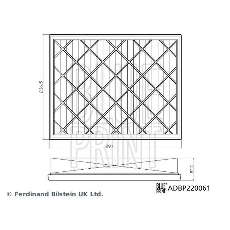 Blue Print Engine Air Filter ADBP220061