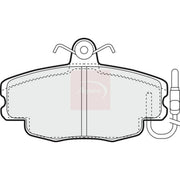 Apec Front Brake Pad Set fits Peugeot 205 1983-1998 1.6 1.8 1.9