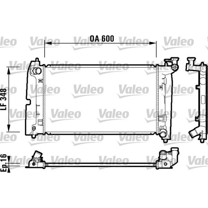 Valeo Engine Radiator 734199