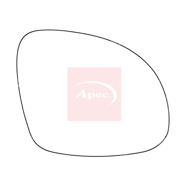 Apec Exterior Wing Mirror Glass Right fits Seat Alhambra 2010-2022 1.4 2.0