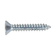 Sealey Self Tapping Screw 4.2 x 25mm Countersunk Pozi Pack of 100 ST4225 Sealey - Dynamic Drive