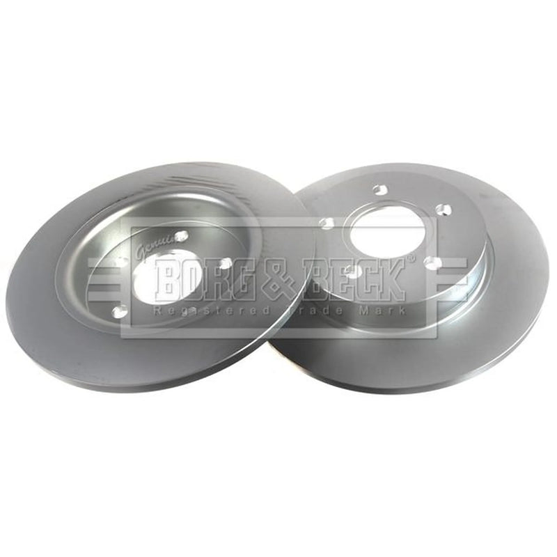 Borg & Beck Front & Rear Brake Discs & Pads fits Ford Focus III 2012-2017 2.0