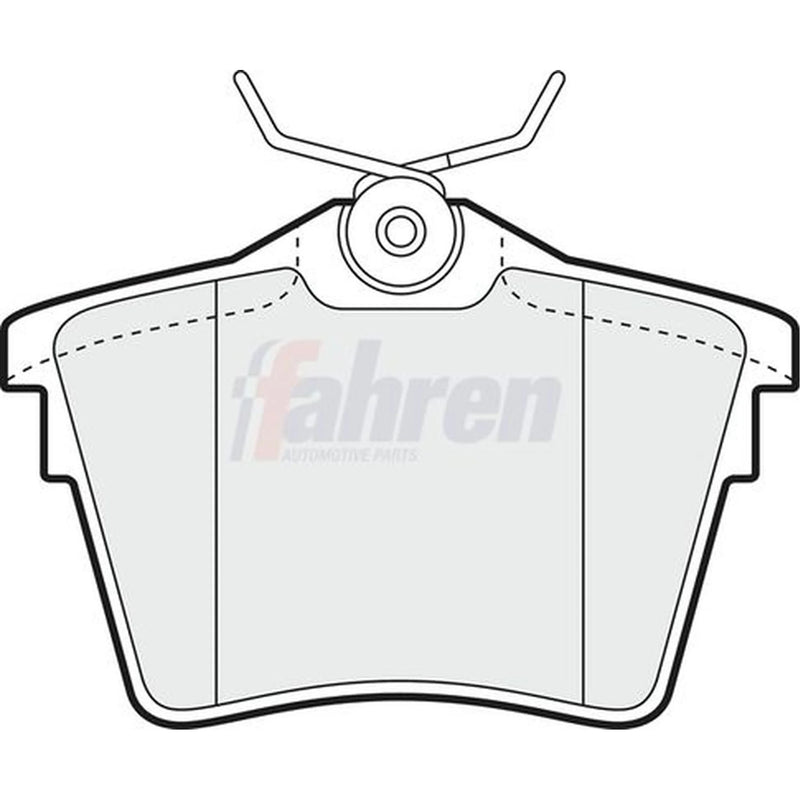 Fahren Rear Brake Pad Set FBP3122