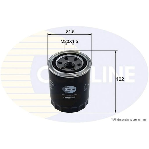 Comline Engine Oil Filter fits Daihatsu Fourtrak 1985-1998 2.8