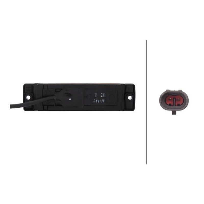 Hella Side Marker Light Wide High