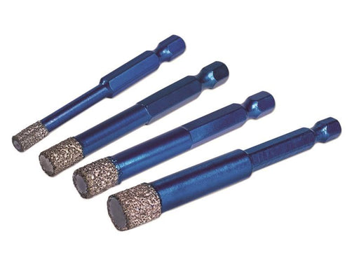 MEXCO XCEL Grade Wax Filled (Hex Fit) Tile Drill Bit Set, 4 Piece MEXCO - NN4 Online