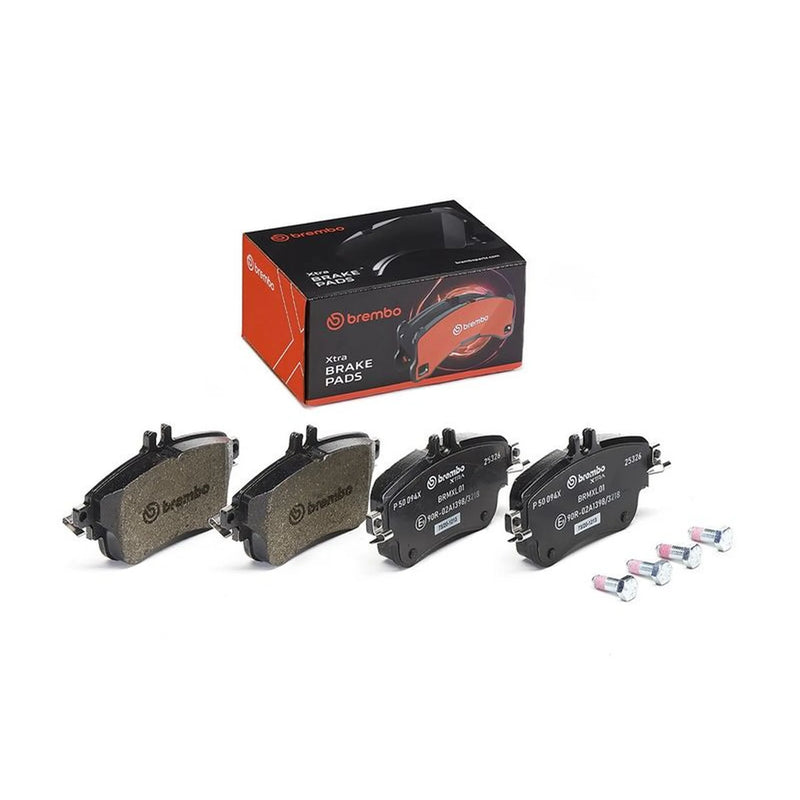 Brembo 4 x Front Brake Pad Set fits Mercedes-Benz A-Class 2012-2018