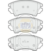 NAPA Front Brake Pad Set fits Opel Astra J 2010-2018 1.4 1.6 1.7 1.8 2.0