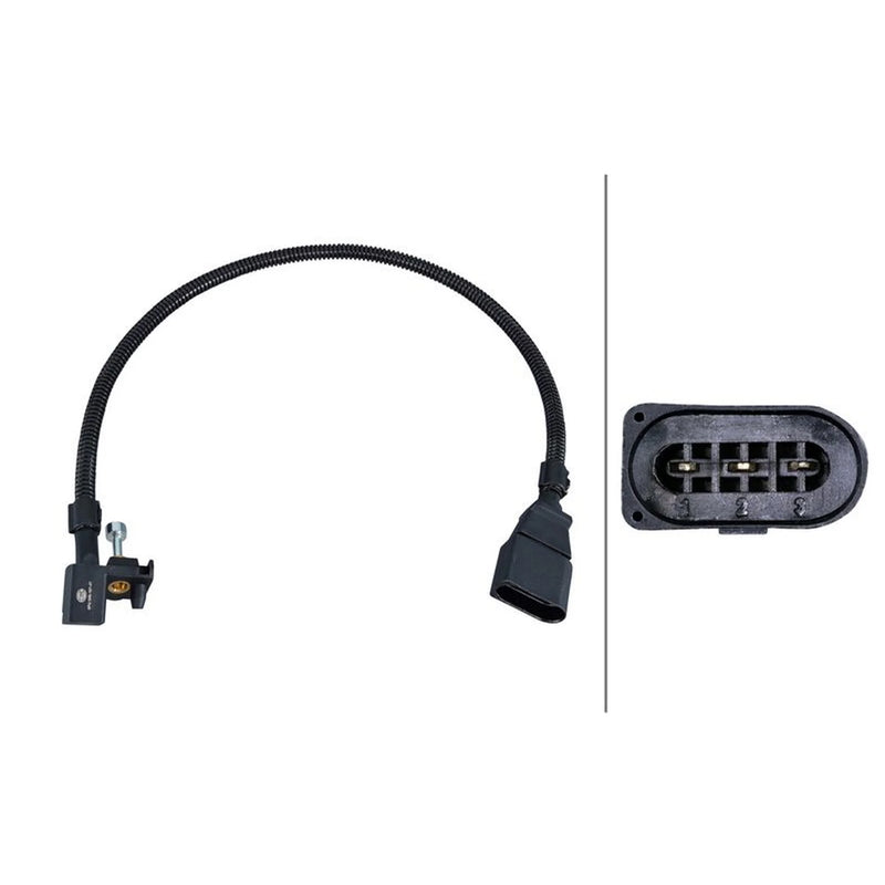 Hella Crankshaft Position Sensor fits Audi A2 2000-2005 1.4 1.6