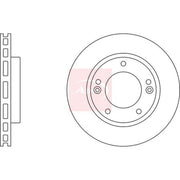 Apec Front Brake Vented Discs & Pads fits Kia Sorento I 2002-2011 2.4 2.5 3.5