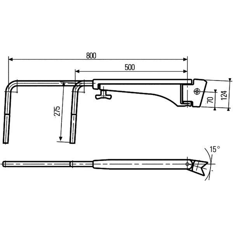 Hella Exterior Mirror Holder Left