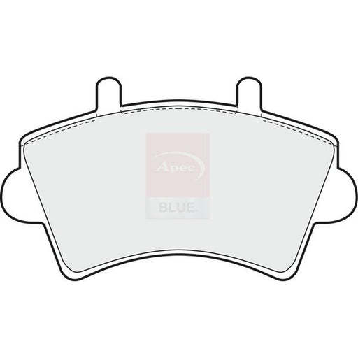 Apec Front Brake Pad Set fits Nissan Interstar 2002-2006