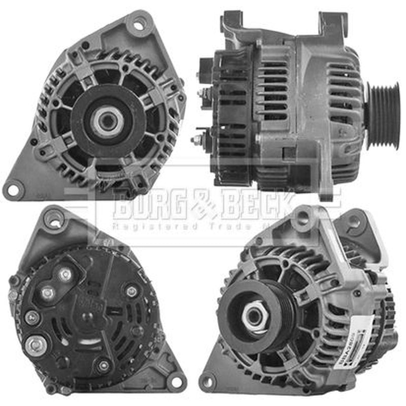 Borg & Beck Car Alternator 12V Left Front fits Renault Espace 1996-2000 2.2
