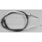 First Line Handbrake Cable Left Rear fits Fiat Grande Punto 2005-2014