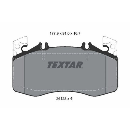 Textar Front Brake Pad Set 2612801