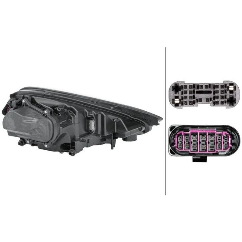 Hella Headlight Headlamp LED Left fits Porsche Cayenne 2010-2018 3.0 3.6 4.2 4.8