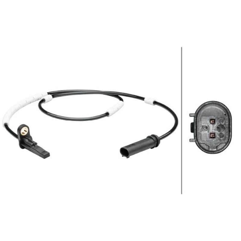 Hella ABS Wheel Speed Sensor Rear fits BMW 1 Sports Hatch 2015-2019