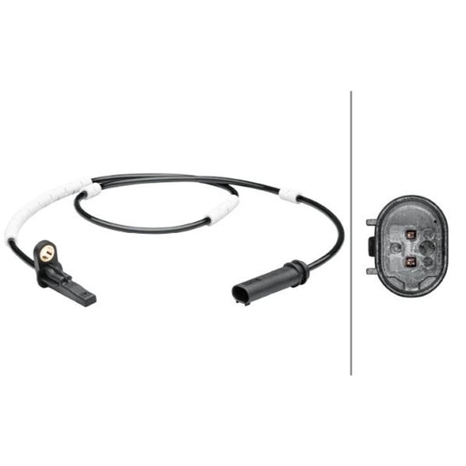 Hella ABS Wheel Speed Sensor Rear fits BMW 1 Sports Hatch 2015-2019