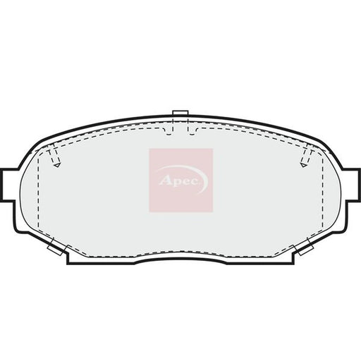 Apec Front Brake Pad Set PAD746