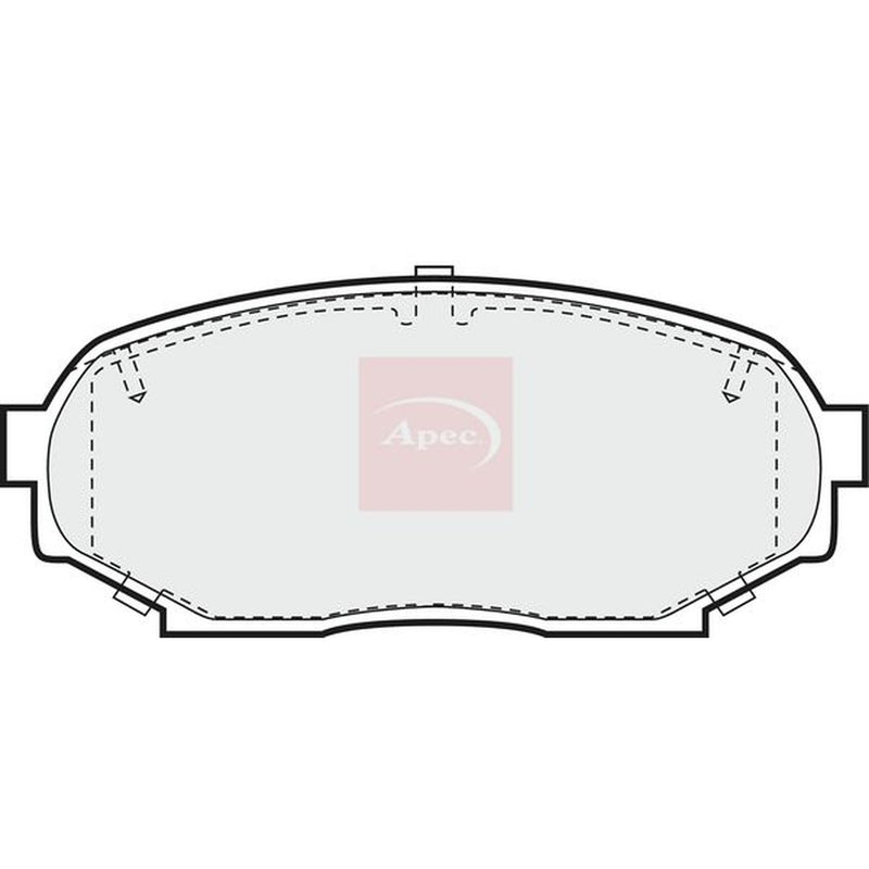 Apec Front Brake Pad Set fits Mazda MX-5 1990-1998 1.6