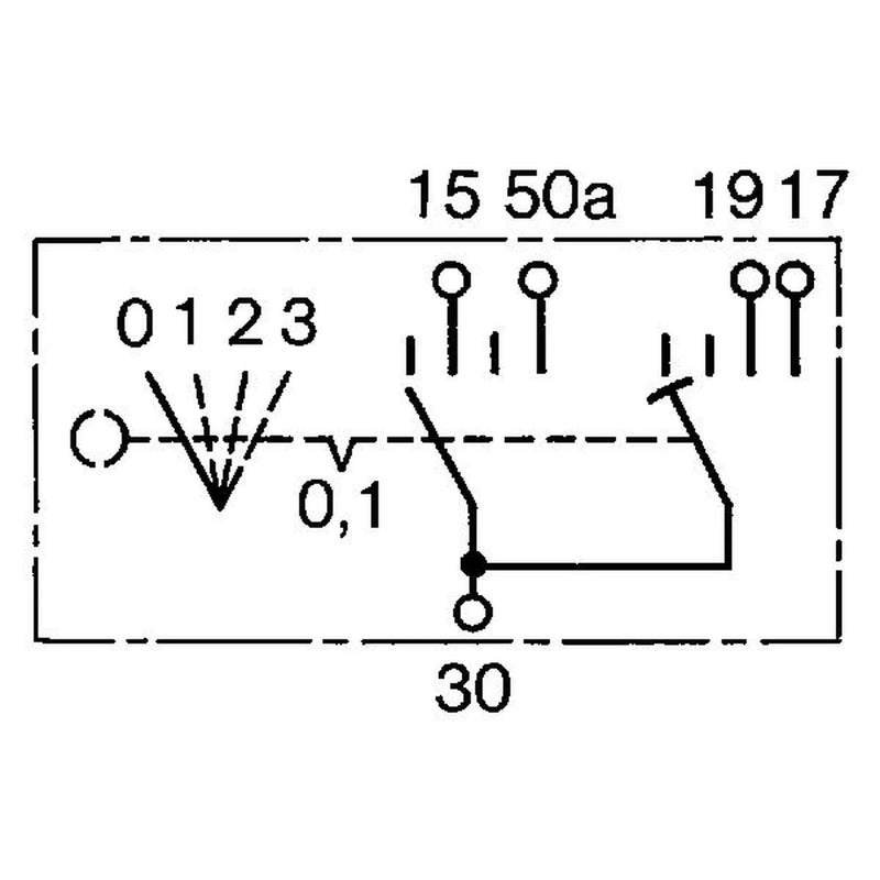 Bosch Preheating Glow Plug Switch