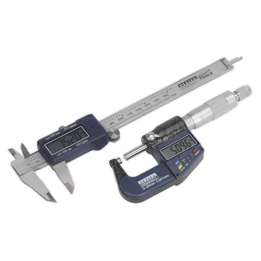 Sealey Digital Measuring Set 2pc AK9637D Sealey - Dynamic Drive