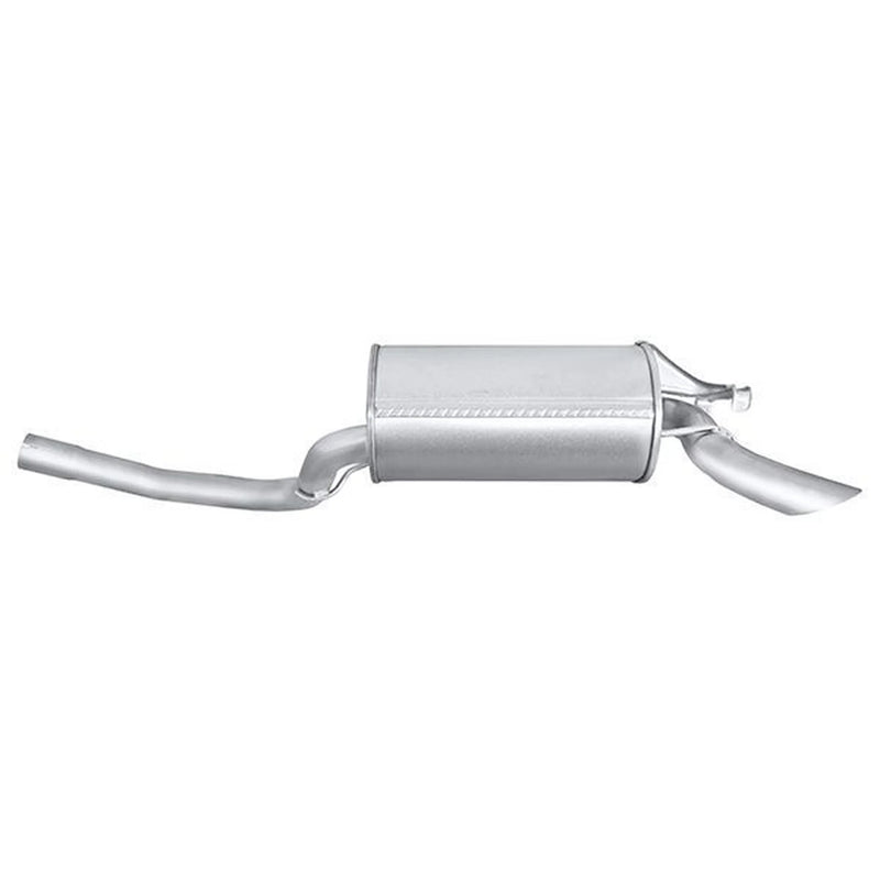 Hella End Silencer Rear fits Mercedes-Benz 190 1983-1993 2.0 201.122