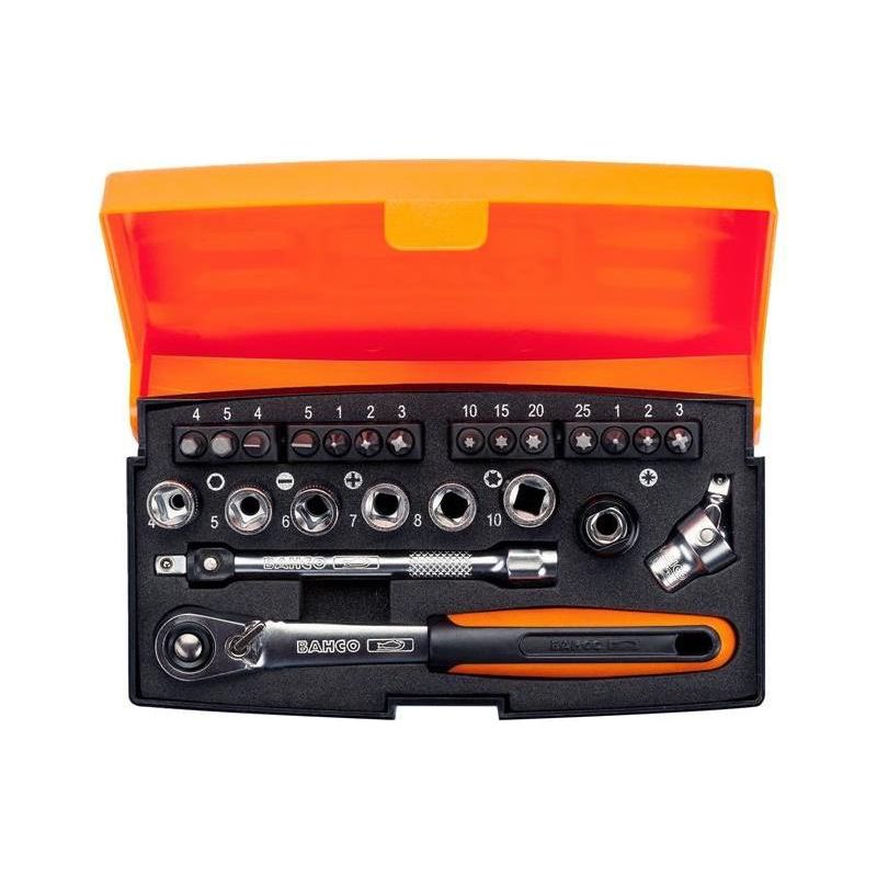 Bahco SL24 1/4in Drive Socket Set, 24 Piece Bahco - NN4 Online