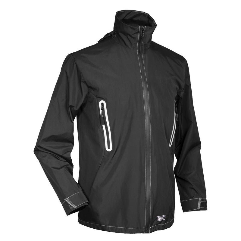 Sealey 5V Heated Rain Jacket with Power Bank 20Ah - X-Large HJ08KIT Sealey - Dynamic Drive