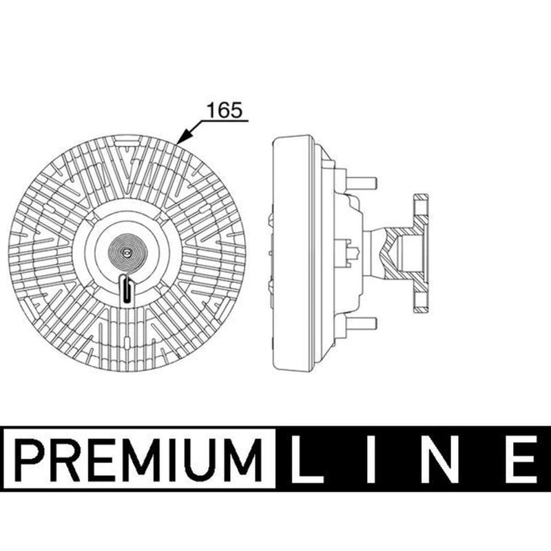 Mahle Radiator Fan Clutch fits John Deere Series 6020 2002-2007
