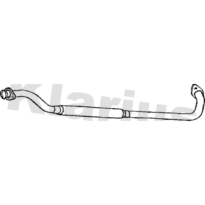 Klarius Box With Centre Pipe Centre fits Toyota Rav 4 1994-2000 2.0