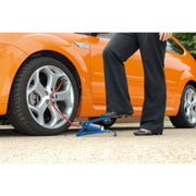 Draper Single Cylinder Foot Pump with Pressure Gauge 14172 Draper - Dynamic Drive