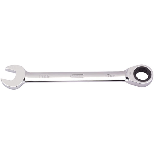 Draper Metric Ratcheting Combination Spanner, 17mm 31014 Draper - Dynamic Drive