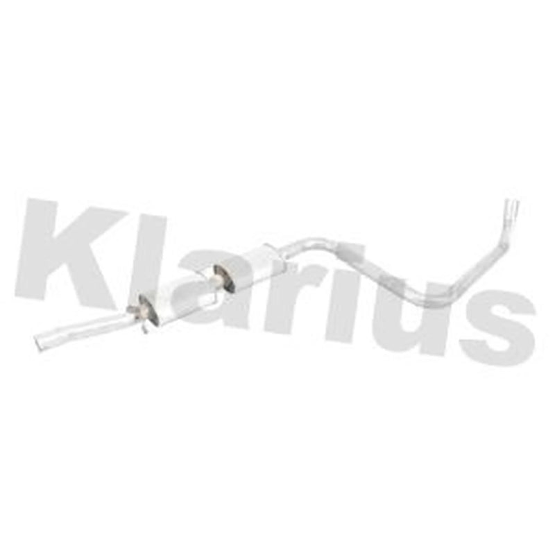 Klarius Box With Centre Pipe Centre fits Volvo 440 1992-1996 2.0