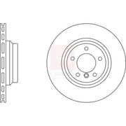 Apec 2 x Vented Front Brake Discs SDK6461-x2