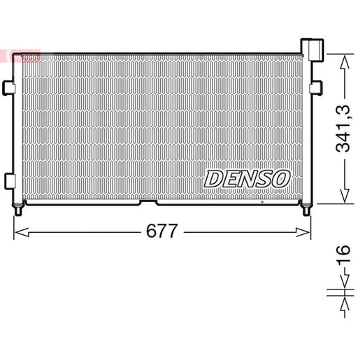 Denso Air Conditioning Condenser fits Volvo Fm 2005 on