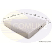 Comline Service Kit with Air, Oil & Cabin Filters fits Honda Civic VIII