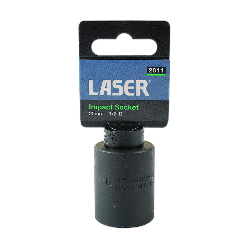 Laser Impact Socket 1/2"D 20mm 2011 Laser - Dynamic Drive