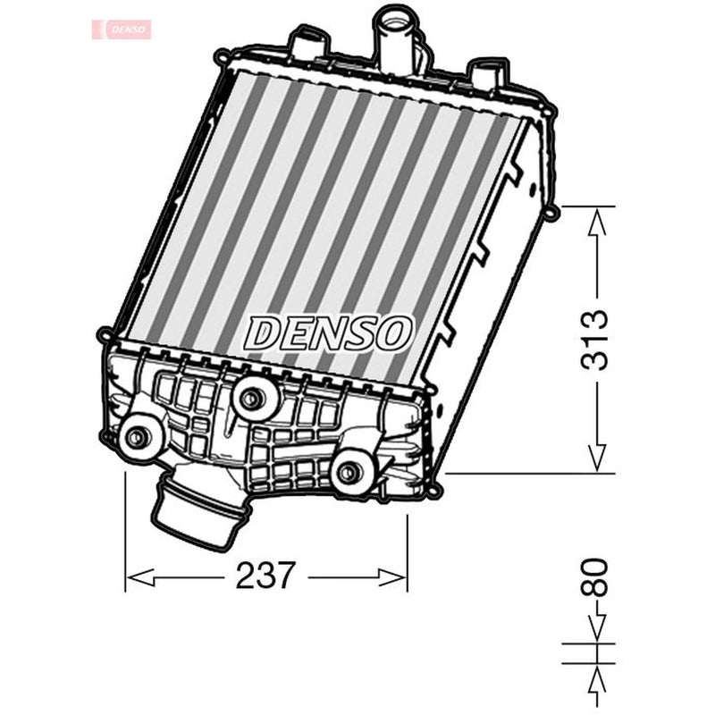Denso Intercooler (Charge Air Cooler) fits Porsche 911 2013-2020 3.8