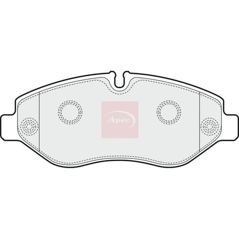 Apec Front Brake Pad Set fits Iveco Daily IV 2006-2011