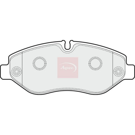 Apec Front Brake Pad Set fits Iveco Daily IV 2006-2011
