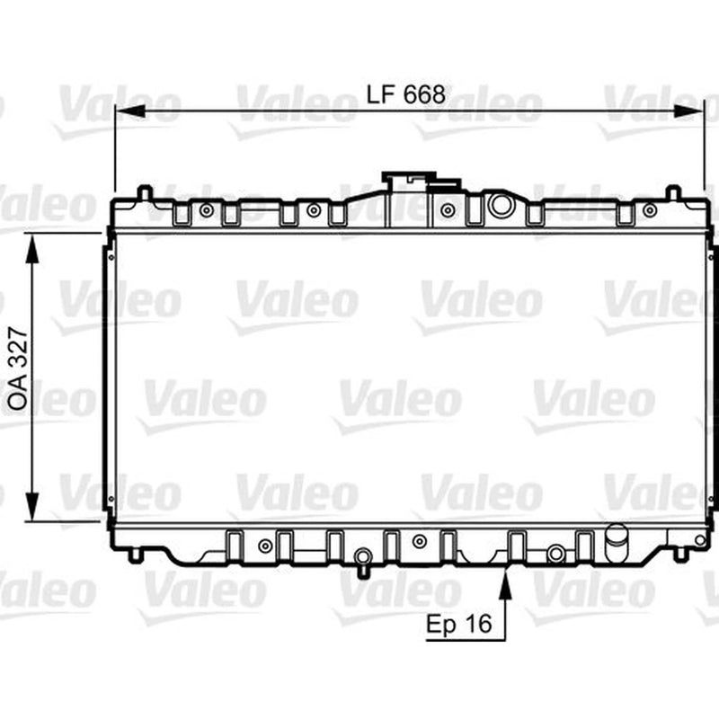 Valeo Engine Radiator 730423