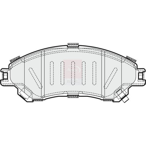 Apec Front Brake Pad Set fits Suzuki S-Cross 2022 on 1.4 1.5