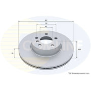 Comline Front & Rear Brake Discs & Pads fits BMW 3 2018-2020
