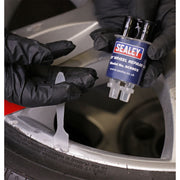 Sealey Alloy Wheel Repair Kit Curb Damage Scuffs Sanding Marks Composite Steel Sealey  - Dynamic Drive