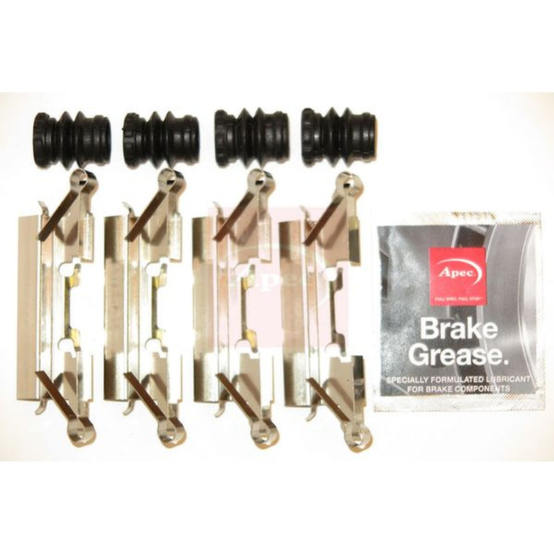 Apec Brake Pad Accessory Fitting Kit Front fits Nissan NV200 2010-2011 1.5 1.6